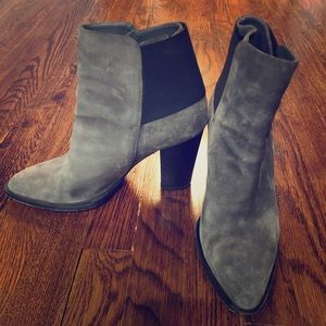 Vince Ellen High Heel Bootie in Charcoal